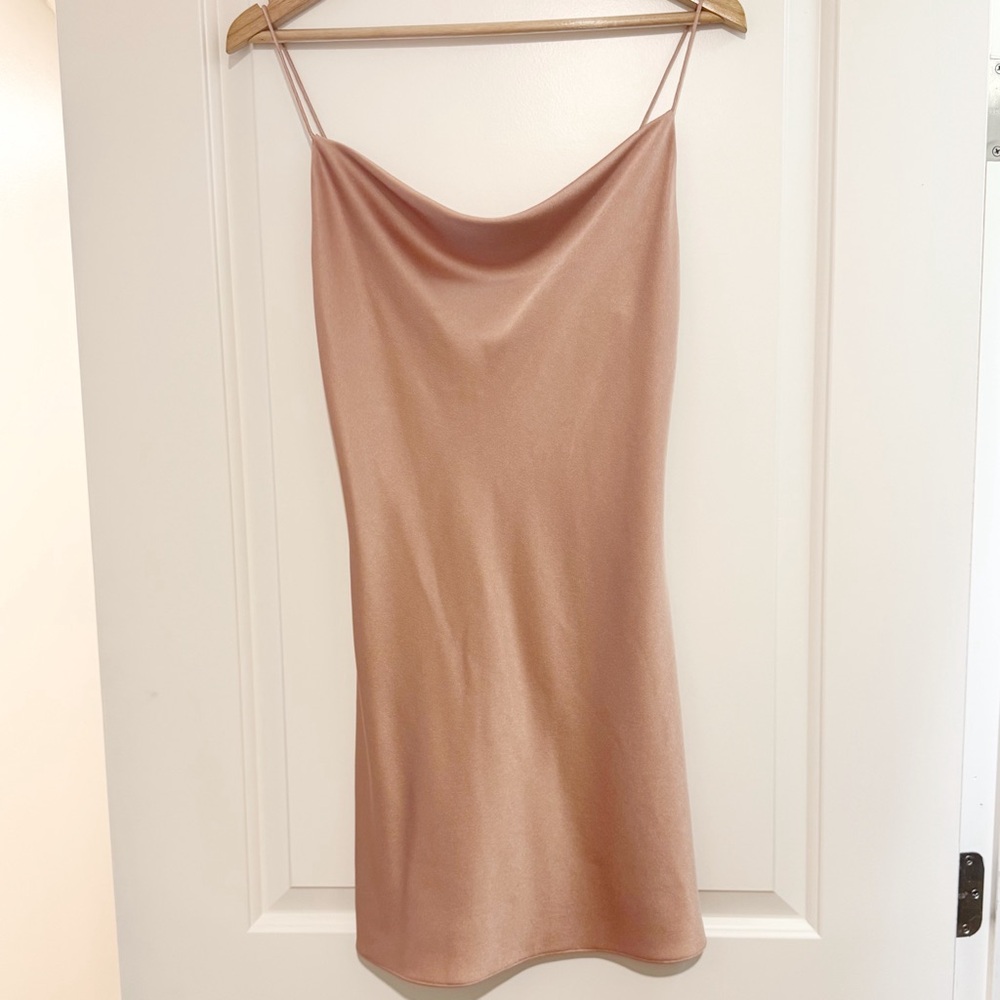 NWT Alice + Olivia Slip Dress in Burnt Rose